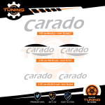 Kit de pegatinas Camper calcomanías Carado - versione H