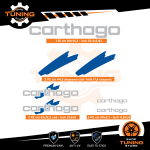 Kit Decalcomanie Adesivi Stickers Camper Carthago - versione B