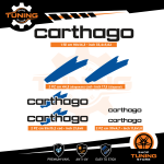 Autocollants de Camper Kit Stickers Carthago - versione G