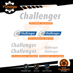 Kit Decalcomanie Adesivi Stickers Camper Challenger - versione B
