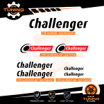 Kit Decalcomanie Adesivi Stickers Camper Challenger - versione C