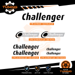 Kit Decalcomanie Adesivi Stickers Camper Challenger - versione E