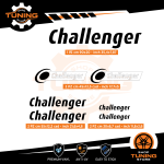 Kit Decalcomanie Adesivi Stickers Camper Challenger - versione F
