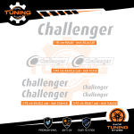Kit Decalcomanie Adesivi Stickers Camper Challenger - versione G