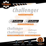 Kit Decalcomanie Adesivi Stickers Camper Challenger - versione H
