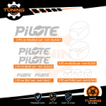 Camper Stickers Kit Decals Pilote - versione C