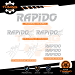 Kit Decalcomanie Adesivi Stickers Camper Rapido - versione A