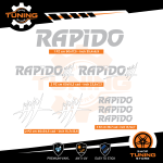 Autocollants de Camper Kit Stickers Rapido - versione A