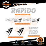 Kit Decalcomanie Adesivi Stickers Camper Rapido - versione B