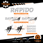 Autocollants de Camper Kit Stickers Rapido - versione B