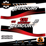 Kit de pegatinas para motores marinos Mercury 135 cv - Four Stroke OLD