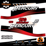 Kit d'autocollants pour moteur hors-bord Mercury 150 Ch - Four Stroke OLD