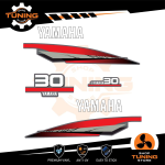 Kit de pegatinas para motores marinos Yamaha 30 cv - 2 Tempi