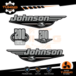 Kit de pegatinas para motores marinos Johnson 200 cv Ocenapro - Mimetico B