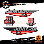 Kit de pegatinas para motores marinos Johnson 225 cv Ocenapro - Mimetico C