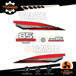 Außenborder Marine Motor Aufkleber Kit Yamaha 85 Ps - 2 Tempi