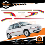 Autocollants de voiture Kit Stickers Peugeot 106 Rallye S1