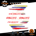Car Stickers Kit Decals Peugeot 106 Rallye - Versione C