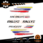 Car Stickers Kit Decals Peugeot 106 Rallye - Versione D