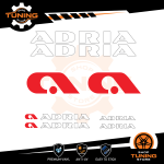 Kit Decalcomanie Adesivi Stickers Camper Adria - versione B