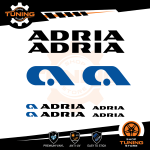 Autocollants de Camper Kit Stickers Adria - versione D