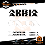 Autocollants de Camper Kit Stickers Adria - versione E