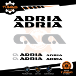 Autocollants de Camper Kit Stickers Adria - versione F