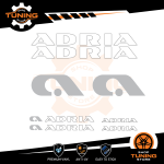 Autocollants de Camper Kit Stickers Adria - versione H