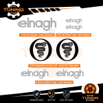 Kit Decalcomanie Adesivi Stickers Camper Elnagh - versione F