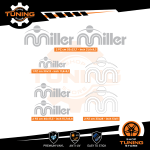 Kit Decalcomanie Adesivi Stickers Camper Miller - versione B