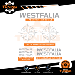 Camper Aufkleber Kit Westfalia - versione F