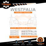Camper Stickers Kit Decals Westfalia - versione P