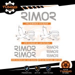 Kit de pegatinas Camper calcomanías Rimor - versione E