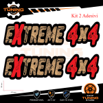 Car Stickers Kit Decals EXTREME 4X4 cm 65x18 Vers A