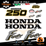 Kit d'autocollants pour moteur hors-bord Honda 250 Ch Four Stroke - A