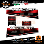 Kit Adesivi Motore Marino Fuoribordo Mercury 25 cv - Two Stroke