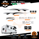 Kit Decalcomanie Adesivi Stickers Camper Ace - versione M