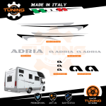 Kit Decalcomanie Adesivi Stickers Camper Adria - versione I