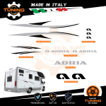 Kit Decalcomanie Adesivi Stickers Camper Adria - versione N