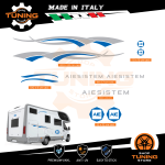 Kit Decalcomanie Adesivi Stickers Camper Aiesistem - versione N