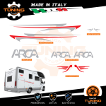 Kit Decalcomanie Adesivi Stickers Camper Arca - versione M