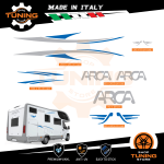 Kit Decalcomanie Adesivi Stickers Camper Arca - versione O