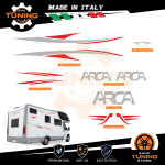 Kit Decalcomanie Adesivi Stickers Camper Arca - versione P