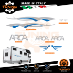 Kit Decalcomanie Adesivi Stickers Camper Arca - versione R