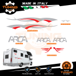 Kit Decalcomanie Adesivi Stickers Camper Arca - versione S