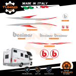 Camper Stickers Kit Decals Benimar - versione M