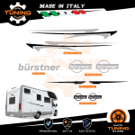 Kit Decalcomanie Adesivi Stickers Camper Burstner - versione I