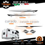 Kit Decalcomanie Adesivi Stickers Camper Carado - versione I