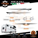 Autocollants de Camper Kit Stickers Caravans-International - versione F