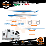 Kit Decalcomanie Adesivi Stickers Camper Caravans-International - versione G